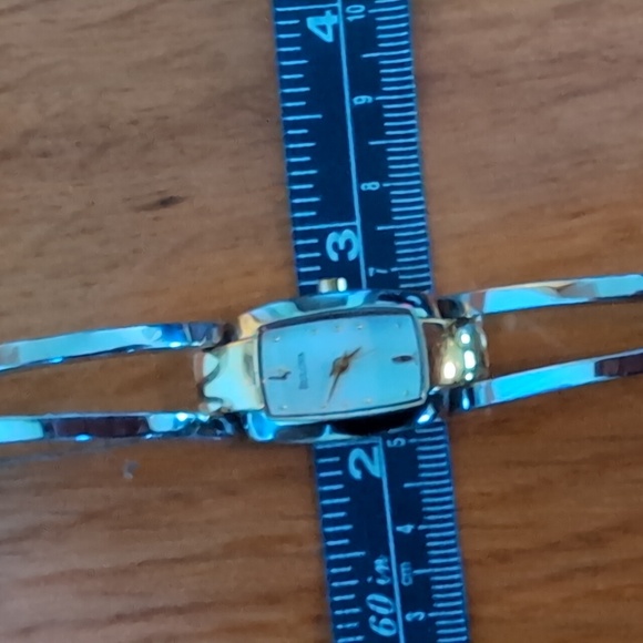 Bulova Two-Tone Bangle Watch - Picture 10 of 11